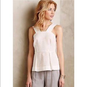 Perfect white summer top! Anthropologie